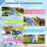 Planschen, Springen, Toben, Hüpfen und Spielen – 8-in-1 Hai-Wasserpark