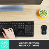 Deutsche Logitech MK Wireless Combo Funk-Tastatur plus Maus-Set. QWERTZ