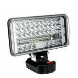 Extrem helle professionelle Akku-LED-Arbeitsleuchte 7 Zoll – 59 LEDs / 180 W. Passend zu unseren Akkus.