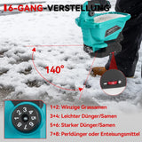 Salzstreuer mit Elektromotor. 5x schneller Salz streuen! Es war noch nie so schnell und einfach.