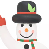 Schneemann - aufblasbar. Mit LED-Beleuchtung. Bester Blickfänger. 1,95 - 10 Meter Höhe.