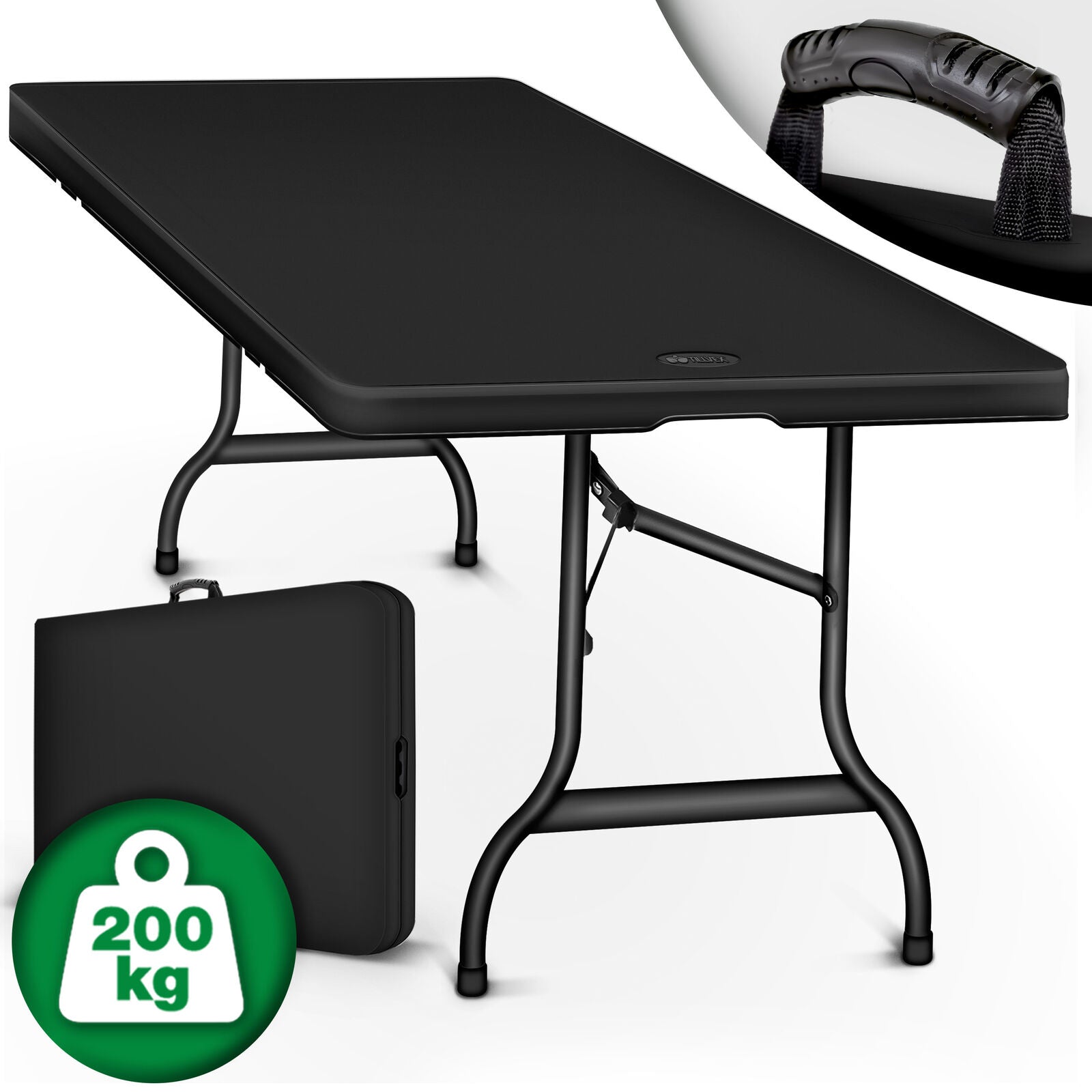 campingtisch 180 x 80 Klapptisch 180 cm Gartentisch Buffettisch Campingtisch klappbar Garten – Poochy-Couture