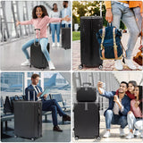 Vierteiliges Black Style Business Kofferset! 4-tlg. Komplettpreis. Sonderposten.