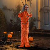 Halloween Dekoration Gefangener 85 cm mit LED-Lichter, Soundfunktion