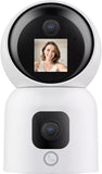 Überwachungskamera mit 2 Doppel-Objektiv und Bildschirm 6MP WLAN PTZ HD IP Kamera PIR Schwenkbar