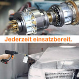 Sonderposten neues Modell: 29,90 € Mobiler Akku-Hochdruckreiniger mit 2 Akkus inkl. Ladegerät und viel Zubehör!