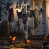 Halloween 3er-Set Skelett in Lebensgröße 90/110/200cm Hängend