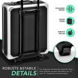 Black Edition: Werkzeugkoffertrolley 949 Teile. Schwarzes Design