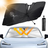 Auto-Sonnenschutz. Sonnenschutz-Schirm. Schnell geöffnet und platziert in Sekunden.