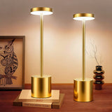 LED kabellose Designer-Tischlampe. Lampe mit Dimmung. Akkubetrieb. Nachttisch, Gartentisch. Exklusiv. Touch-Funktion