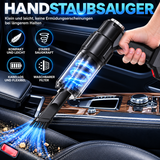 Autostaubsauger mit Akkus. Schluss mit Krümeln & Schmutz im Auto! Handstaubsauger für zu Hause und Büro.