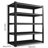 Kinderleichter Aufbau! Schwerlastregale der neuen Generation. 80-200 cm Höhe. Verschiedene Größen. Mit 3, 4 oder 5 Böden.