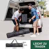 Faltpavillon wasserdicht. Pop Up. Mit 4 Seitenteilen. 3x3 Meter. Gartenzelt. Partyzelt. UV50+ Schutz. Einfaches Faltsystem.