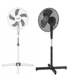 Standventilator Ø40 cm 125 cm Höhe. Luftkühler Ventilator Schwarz oder Weiß. Höhenverstellbar.