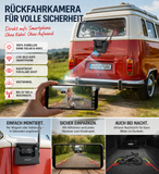 Autarke WLAN-Solar-HD-Rückfahrkamera, Akku, magnetisch, IR-Nachtsicht