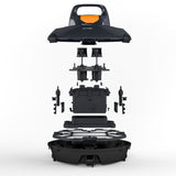 Neuer starker kabelloser Akku-Poolreiniger-Roboter. 110 Minuten Laufzeit.