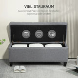 Sitzbank Polsterbank mit Stauraum Truhenbank Flur Schlafzimmer Wohnzimmer, diverse Farben. 100 x 40 x 44 cm
