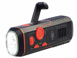 Taschenlampe Outdoor mit Kurbel inkl. Solar-Radio Kurbelradio. Überall einsetzbar. Unabhängig. Mit Sirene 120 db