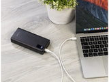 Powerbank 20.000 mAh. Extrem leistungsstark. Mit den neusten Anschlüssen. Für Smartphones und andere Geräte.