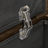 Sitztruhe 40 Liter. 80 x 40 x 39,5 cm. Mit Stauraum, Sitztruhe, Sitzhocker mit Stoff-Polsterung.
