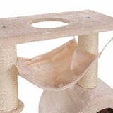 Mittelgroßer Katzenkratzbaum Kletterbaum Sisal, 100cm, 4 verschiedene Farben