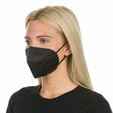 FFP2 schwarze Atemschutzmasken schwarz 5-lagig. (CE2841 EN 149:2001 + A1:2009)