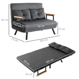 Schlafsofa Doppelsofa 102 cm breit, mit Armlehne. Schlafsessel Gästebett