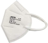 FFP2 weiße Atemschutzmasken, CE-zertifiziert. 5-lagig. (CE0370 EN 149:2001 + A1:2009)