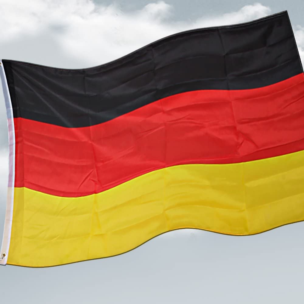 QMBasic Fahnenmast Alu Teleskop 6m - Inklusive Deutschlandfahne 120x75cm