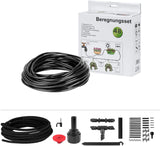 48 tlg. Bewässerungsset, mit Perlschlauch, Dripschlauch, vielen Verbindern usw, ideal für Gewächshäuser, Hochbeete, Pflanzen, Beete, automatische Gartenbewässerung Bewässerungsschlauch