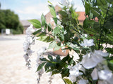 Künstlicher Wisteria Goldregenbaum weiß 1,50 - 1,80 Meter