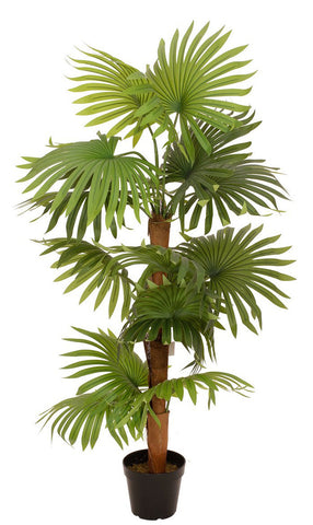 Fächerpalme, Kunstpflanze 130 cm