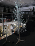 Weißer, leuchtender Design-Baum 155cm mit LED