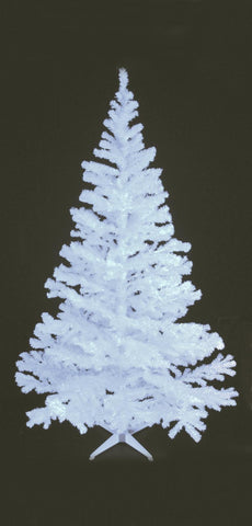 Designer Tannenbaum, weiß-glitzernd, UV-Licht aktiv, 210cm