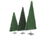 Dichter, platzsparender Tannenbaum, flach, dunkelgrün, 120cm