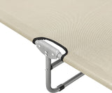 Sonnenliege 3-Beiner beige