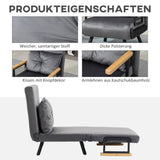 Schlafsofa Sofa 63 cm breit, mit Armlehne. Schlafsessel Gästebett