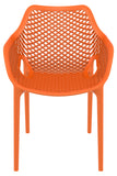 Stuhl AERO XXL, stapelbar, orange