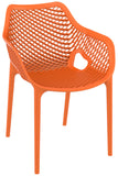 Stuhl AERO XXL, stapelbar, orange