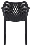 Stuhl AERO XXL, stapelbar, schwarz