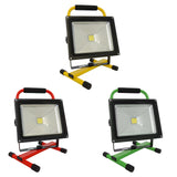 Akku LED Baustrahler 30 Watt 8800 mAh Flutlicht Arbeitsleuchte, tragbar