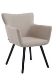 Besucherstuhl Amsterdam Stoff, beige