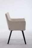 Besucherstuhl Amsterdam Stoff, beige