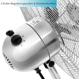 Standventilator Ø40 cm Luftkühler Ventilator 60W Lüfter Metall Chrom, Kupfer oder Schwarzmetall