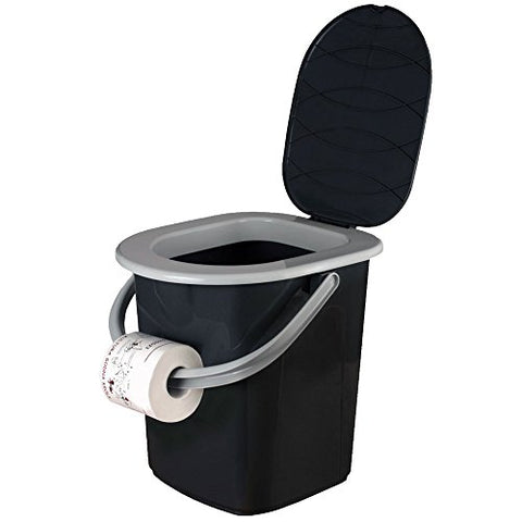 Campingtoilette 22L Reise Klo Toilette Camping Eimer Outdoor WC Campingklo