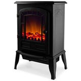 Elektrokamin, Standkamin mit Flammenillusion, 2.000 Watt, schwarz oder weiß