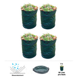 Pop-Up Gartenabfallsack Gartentasche Laubsack, rund, 80 Liter