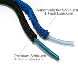 Gartenschlauch flexibeler Premium- Wasserschlauch Flexischlauch 7,5-30m dehnbar mit Brause