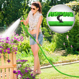 Gartenschlauch flexibler Wasserschlauch Flexischlauch 5-15m dehnbar mit Brause