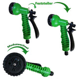 Gartenschlauch flexibler Wasserschlauch Flexischlauch 5-15m dehnbar mit Brause